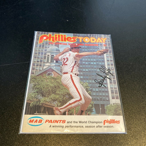 Sparky Lyle Signed Autographed Vintage Program