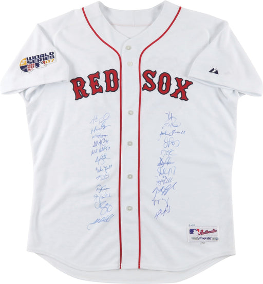 2007 Boston Red Sox Team World Series Champs Signed World Series Jersey PSA DNA