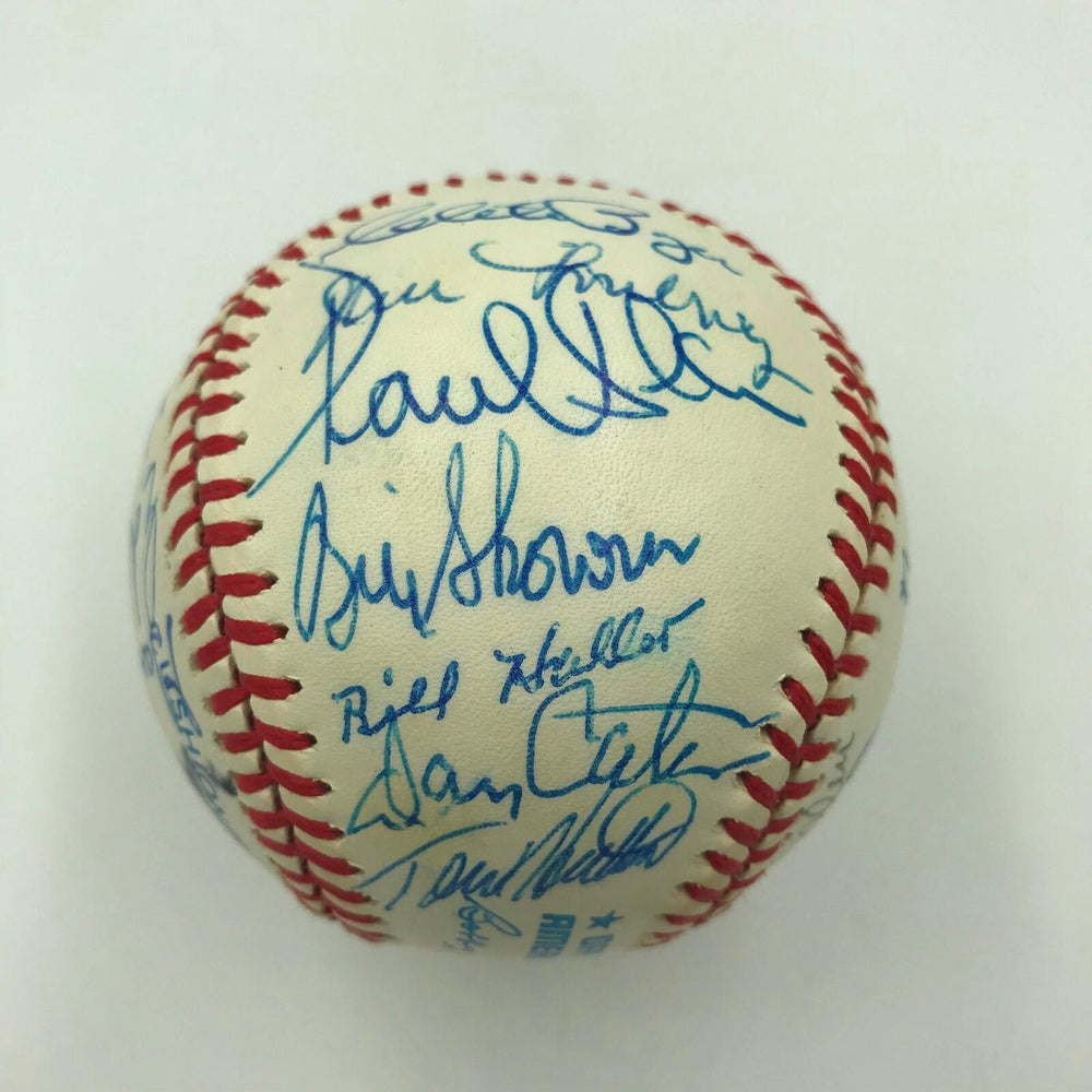 1991 Boston Red Sox Legends Old Timers Day Multi Signed Baseball 25 Sigs