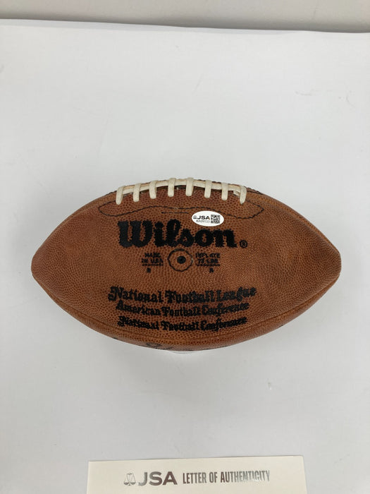 Bart Starr Johnny Unitas Joe Montana Len Dawson Joe Namath Signed Football JSA