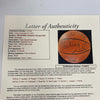 1997-98 Chicago Bulls NBA Champs Team Signed Game Basketball The Last Dance JSA