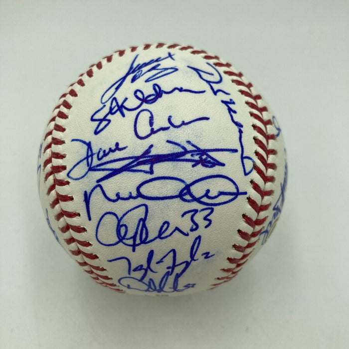 2010 Texas Rangers AL Champs Team Signed World Series Baseball MLB Authentic