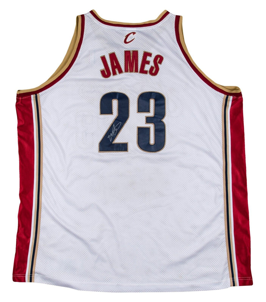 Lebron James #23 Signed Cleveland Cavaliers Adidas Game Model Jersey JSA COA