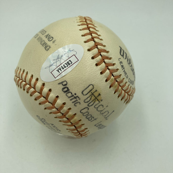 Beautiful Joe Gordon Single Signed Baseball JSA COA Hall Of Fame