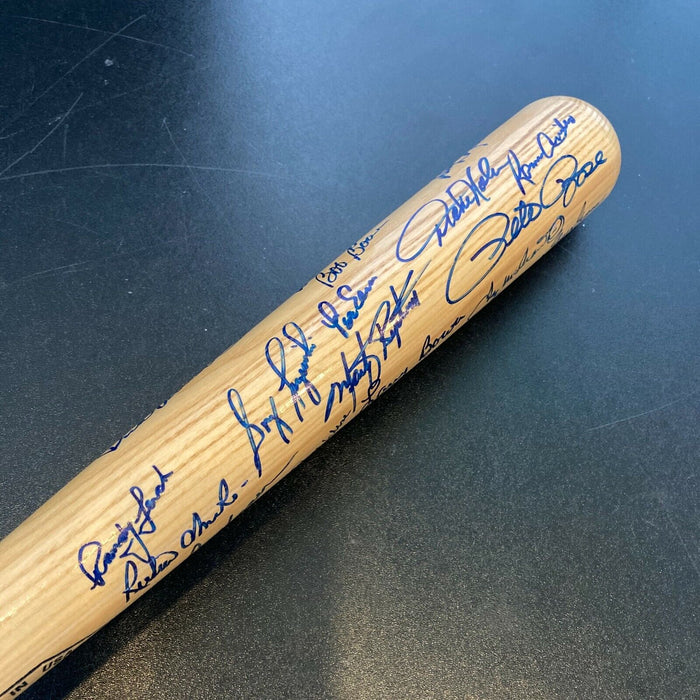 1980 Philadelphia Phillies World Series Champs Team Signed Bat 25+ Sigs JSA COA
