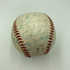 1960 Milwaukee Braves Team Signed Baseball Hank Aaron Eddie Mathews Warren Spahn