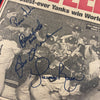 Mariano Rivera Joe Torre Signed 1998 World Series New York Post Cover JSA COA