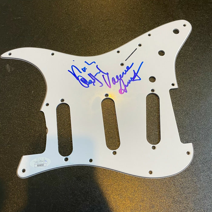 Ashford & Simpson Signed Autographed Guitar Pickguard JSA COA