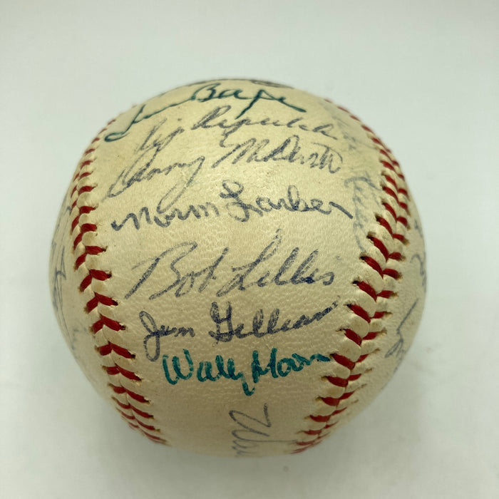 1959 Los Angeles Dodgers World Series Champs Team Signed Baseball JSA COA