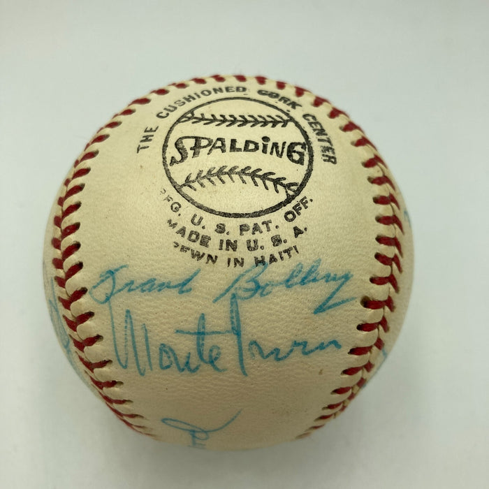 Stan Musial Nellie Fox HOF Legends Multi Signed Vintage National League Baseball