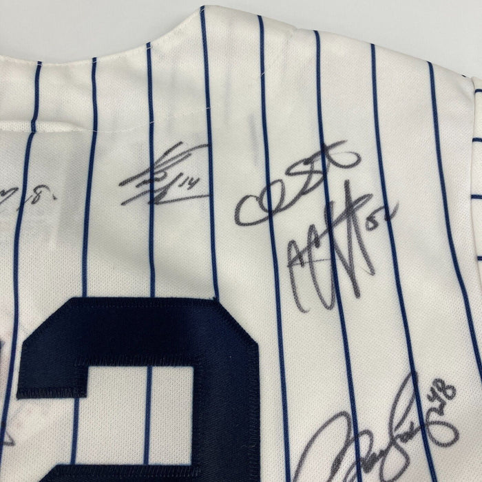 2013 Yankees Team Signed Jersey Derek Jeter Alex Rodriguez Ichiro Suzuki JSA COA