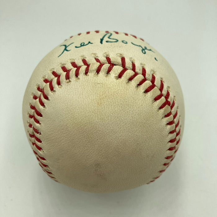 Beautiful Ken Boyer Single Signed Baseball PSA DNA Graded 9 MINT