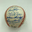 1969 Chicago Cubs Team Signed Baseball Ernie Banks Billy Williams JSA COA