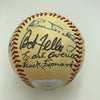 1970's HOF Multi Signed Baseball Freddie Lindstrom Burleigh Grimes JSA