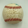 Willie Mays McCovey Marichal HOF Signed Candlestick Park Final Game Baseball JSA