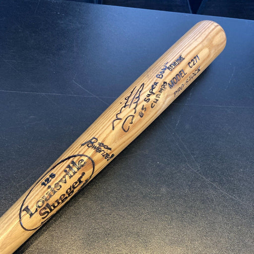 Mike Ditka "1985 Super Bowl Champs" Signed Baseball Bat PSA DNA Sticker