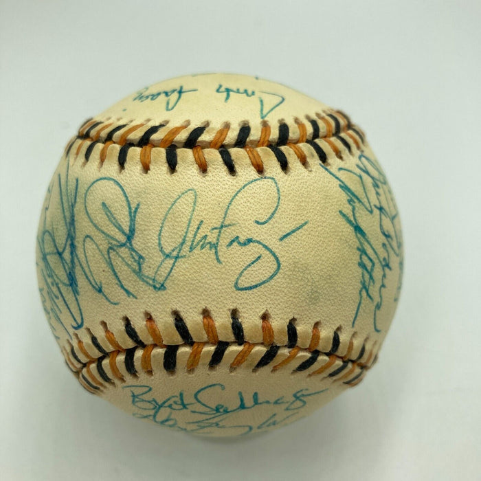 1994 All Star Game National League Team Signed Baseball Barry Bonds PSA DNA COA