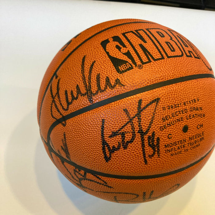Michael Jordan 1997-98 Chicago Bulls Team Signed Basketball "The Last Dance" JSA