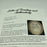 Satchel Paige Single Signed Baseball PSA DNA Graded Near Mint 8