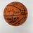 1987-88 Portland Trail Blazers Team Signed Game Used Spalding Basketball JSA COA