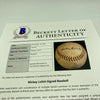 Mickey Lolich Signed Career Win No. 47 Final Out Game Used Baseball Beckett COA