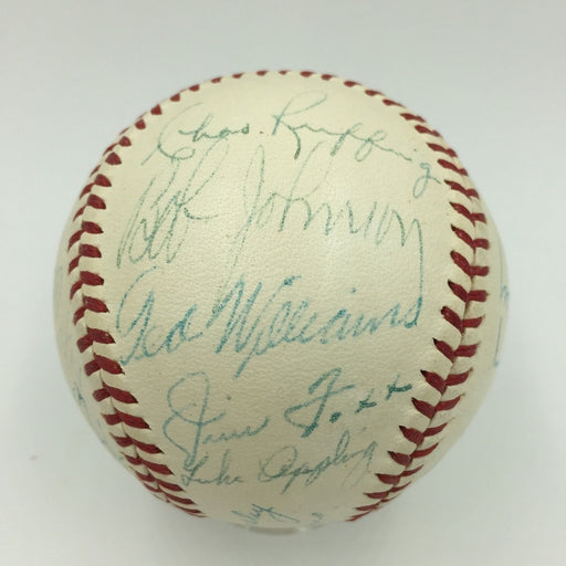 The Finest 1940 AL All Star Team Signed Baseball Jimmie Foxx Joe DiMaggio  JSA