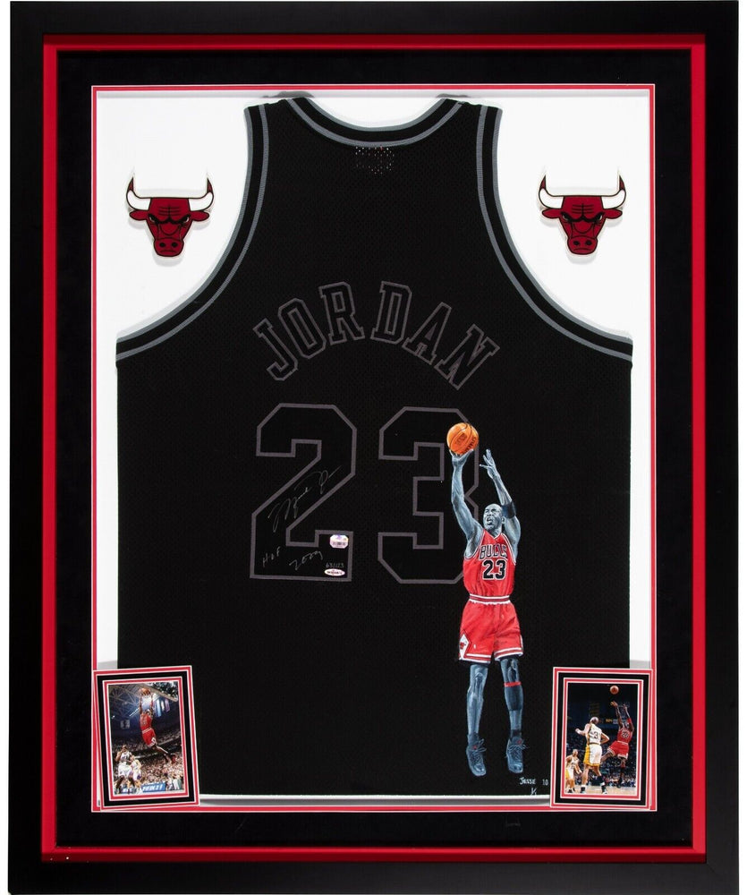 Michael Jordan "Hall Of Fame 2009" Signed Chicago Bulls Jersey UDA Upper Deck