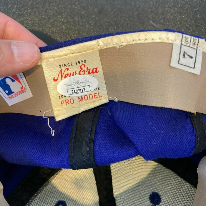 Jerry Reuss Signed 1970's Los Angeles Dodgers Game Model Baseball Hat JSA COA