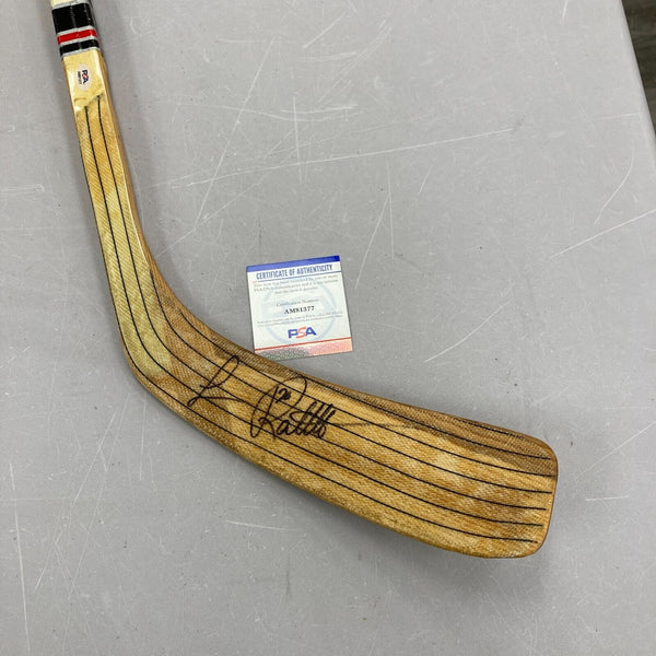 Luc Robitaille Game Used & Autographed Hockey Stick PSA/DNA COA
