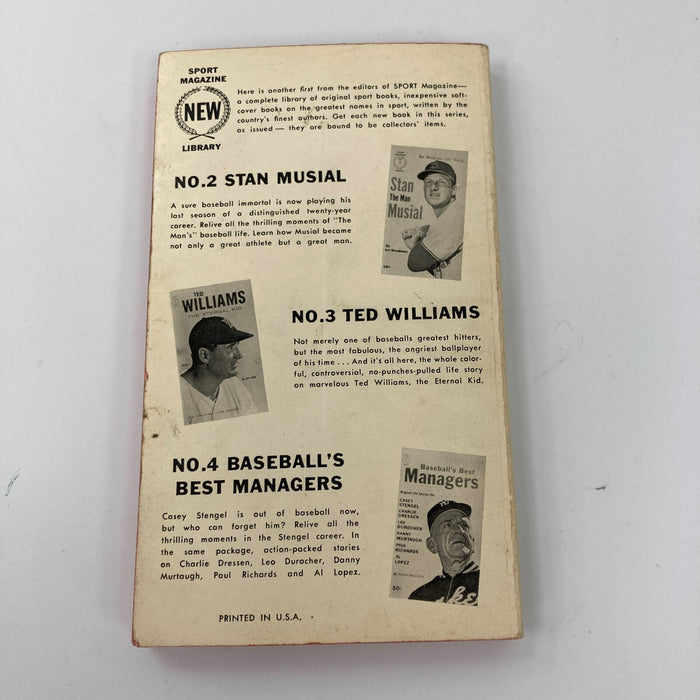 Willie Mays The Say Hey Kid Signed 1950's Baseball Book Beckett COA