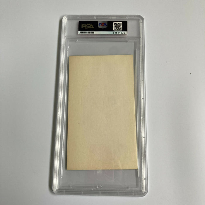 Cal Koonce Signed 1969 New York Mets Shea Stadium Postcard PSA DNA RARE