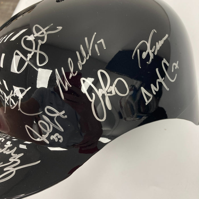 2007 Boston Red Sox World Series Champs Team Signed Helmet Steiner & MLB