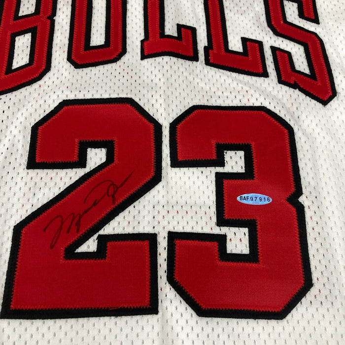 Michael Jordan Signed 1998 Pro Cut Chicago Bulls Jersey UDA & PSA DNA COA