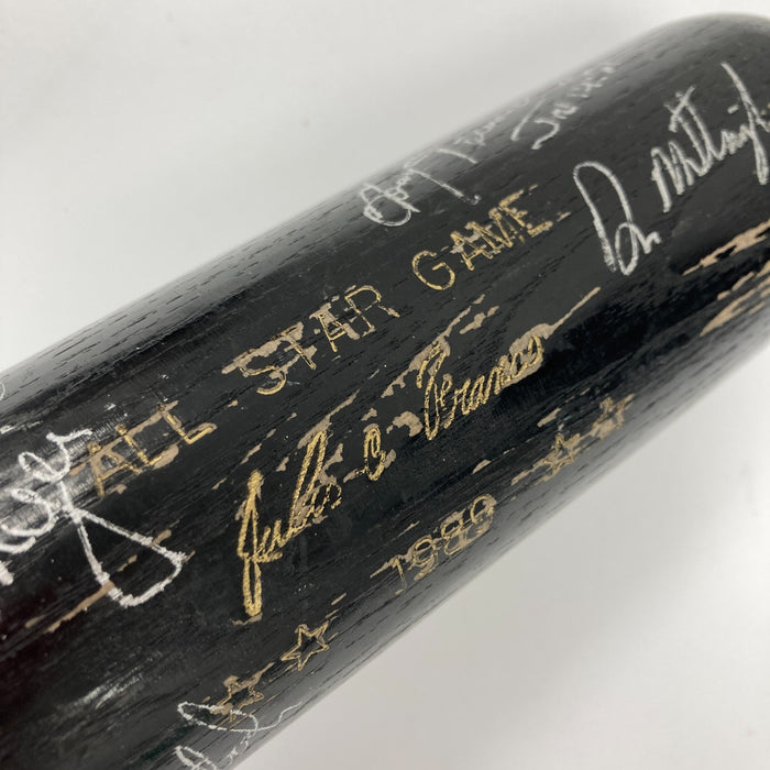 Jose Canseco 1989 All Star Game Team Signed Game Issued Bat 17 Sigs JSA