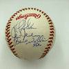 1998 New York Yankees World Series Champs Team Signed Baseball Derek Jeter JSA