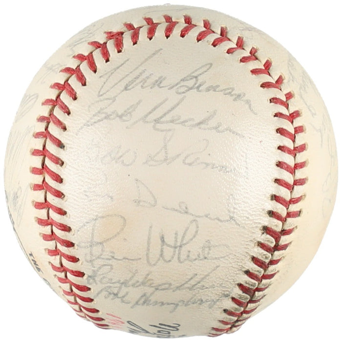 1964 St. Louis Cardinals World Series Champs Team Signed Baseball JSA COA