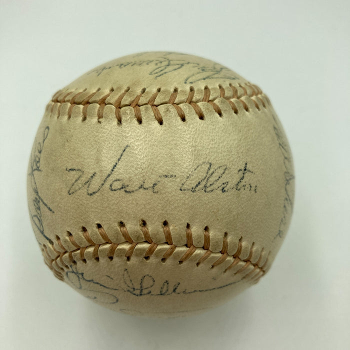 1955 Brooklyn Dodgers W.S. Champs Team Signed Baseball Jackie Robinson PSA & JSA