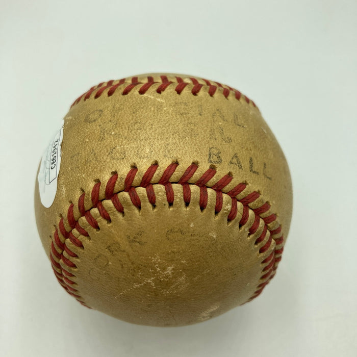 Hugh Casey Single Signed 1950's Baseball JSA Brooklyn Dodgers