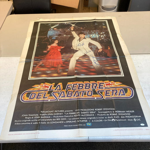 Karen Lynn Gorney Signed Huge 39x55 Saturday Night Fever Original Poster JSA COA
