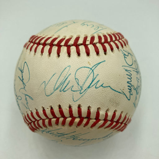 1988 New York Mets Team Signed National League Baseball 30 Sigs Gary Carter JSA