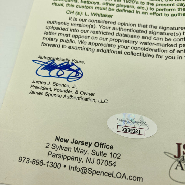 1984 Detroit Tigers World Series Champs Team Signed Baseball 26 Sigs JSA COA