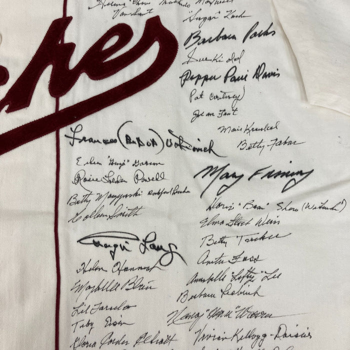 The Finest “A League Of Their Own” AAGPBL Signed Jersey 126 Sigs! JSA COA