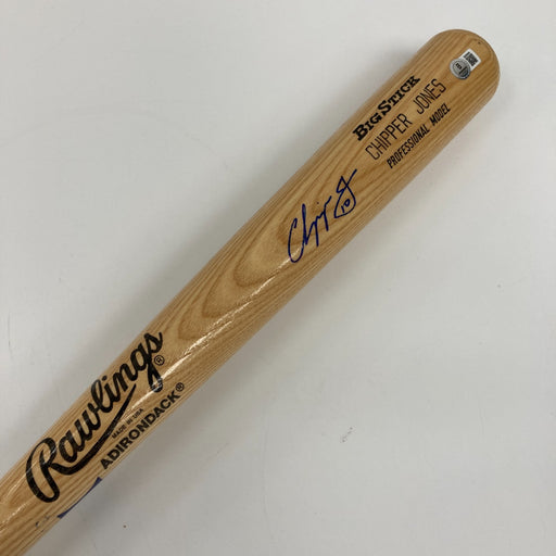 Chipper Jones Signed Rawlings Big Stick Baseball Bat Beckett Hologram
