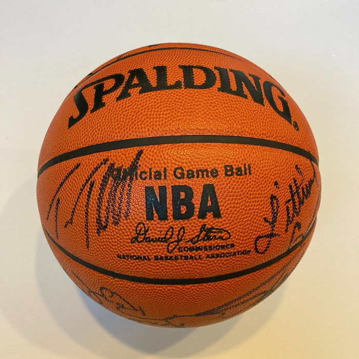 1992-93 Orlando Magic Team Signed Spalding Official NBA Game Basketball Shaq