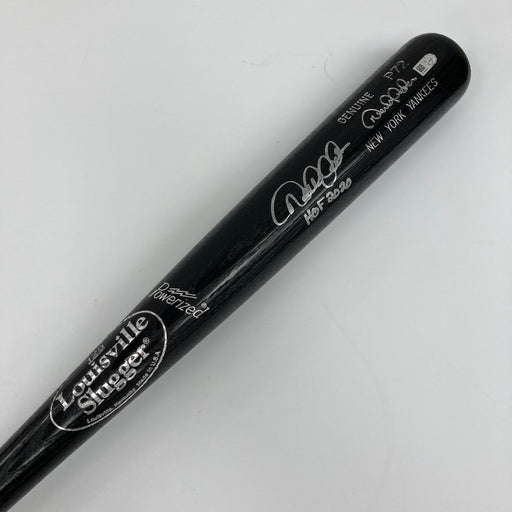 Derek Jeter Hall Of Fame 2020 Signed Louisville Slugger Game Bat MLB & Fanatics