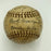 1937 Detroit Tigers Team Signed American League Baseball Hank Greenberg JSA COA