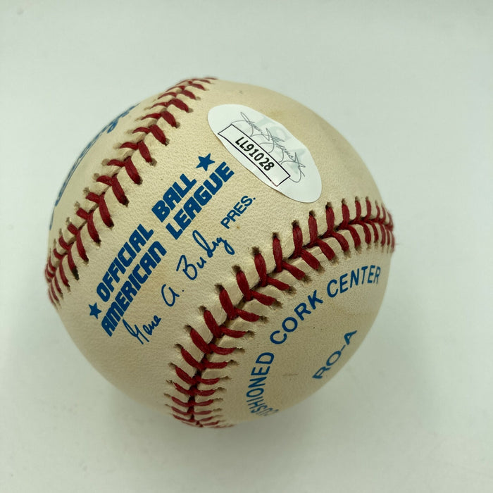 Larry KIng CNN Signed Autographed Baseball JSA COA