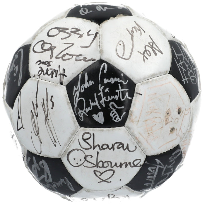 Donald Trump & Kanye West Celebrity Multi Signed Soccer Ball 30+ Sigs JSA COA