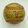 Joe Dimaggio & Ted Williams 1970's Yankees Old Timers Day Signed Baseball JSA