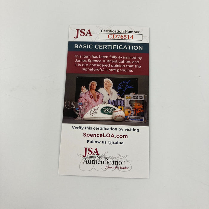 Joe Namath Signed Riddell Full Size New York Jets Helmet JSA COA